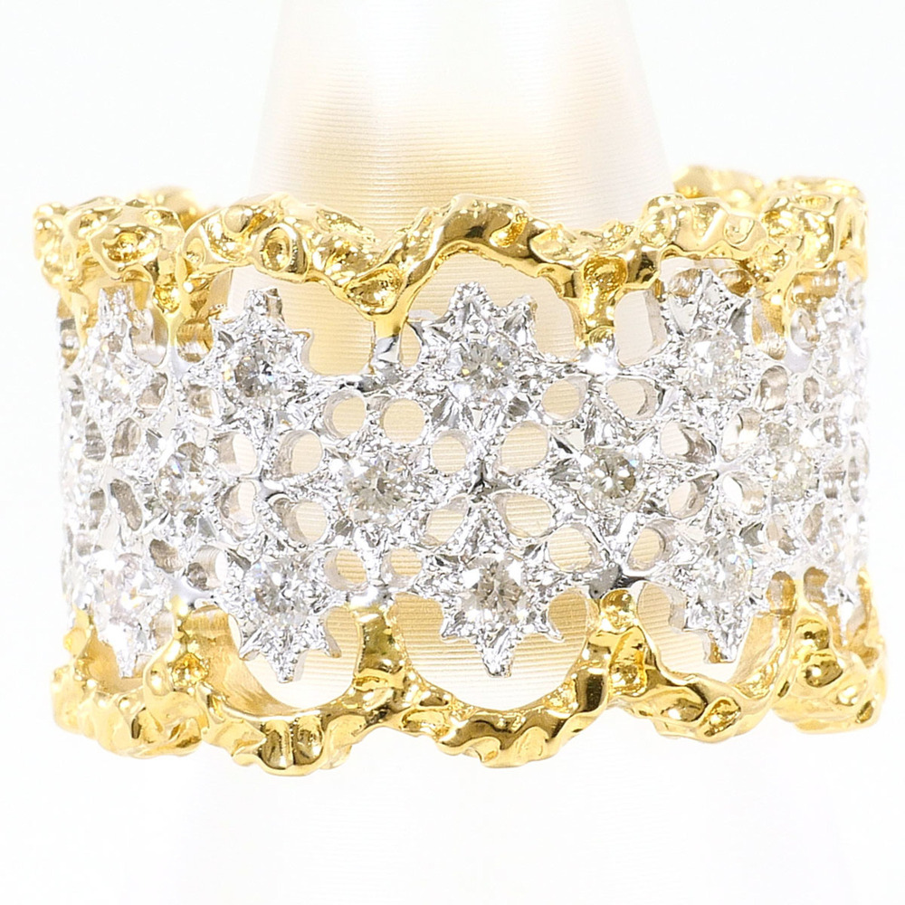 18K (18-karat) Yellow Gold Ring with 1 Diamond (0.79ct), Total Weight 8.9g, J...